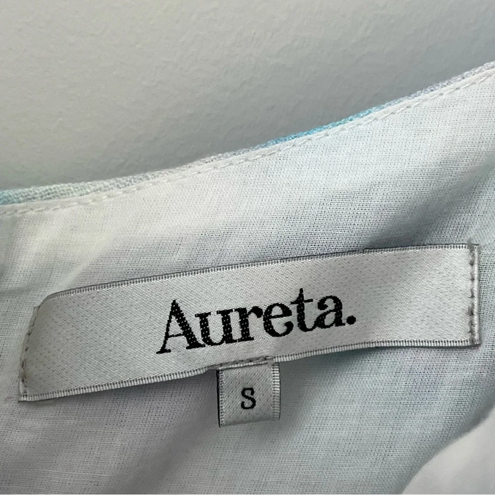 Elegant Multicolor Puff Sleeve Dress - Picture 16 of 16